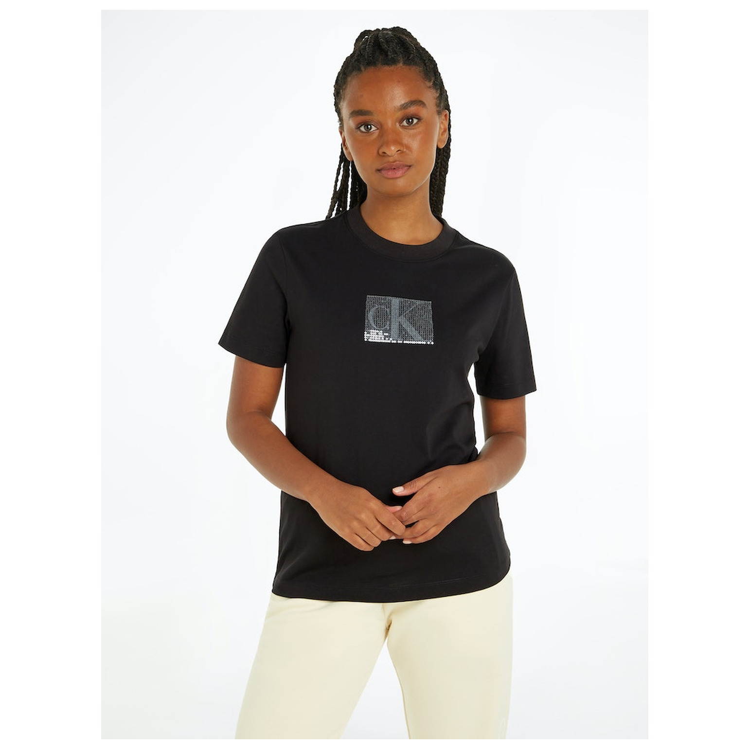 CK Jeans SEQUIN SLIM TEE