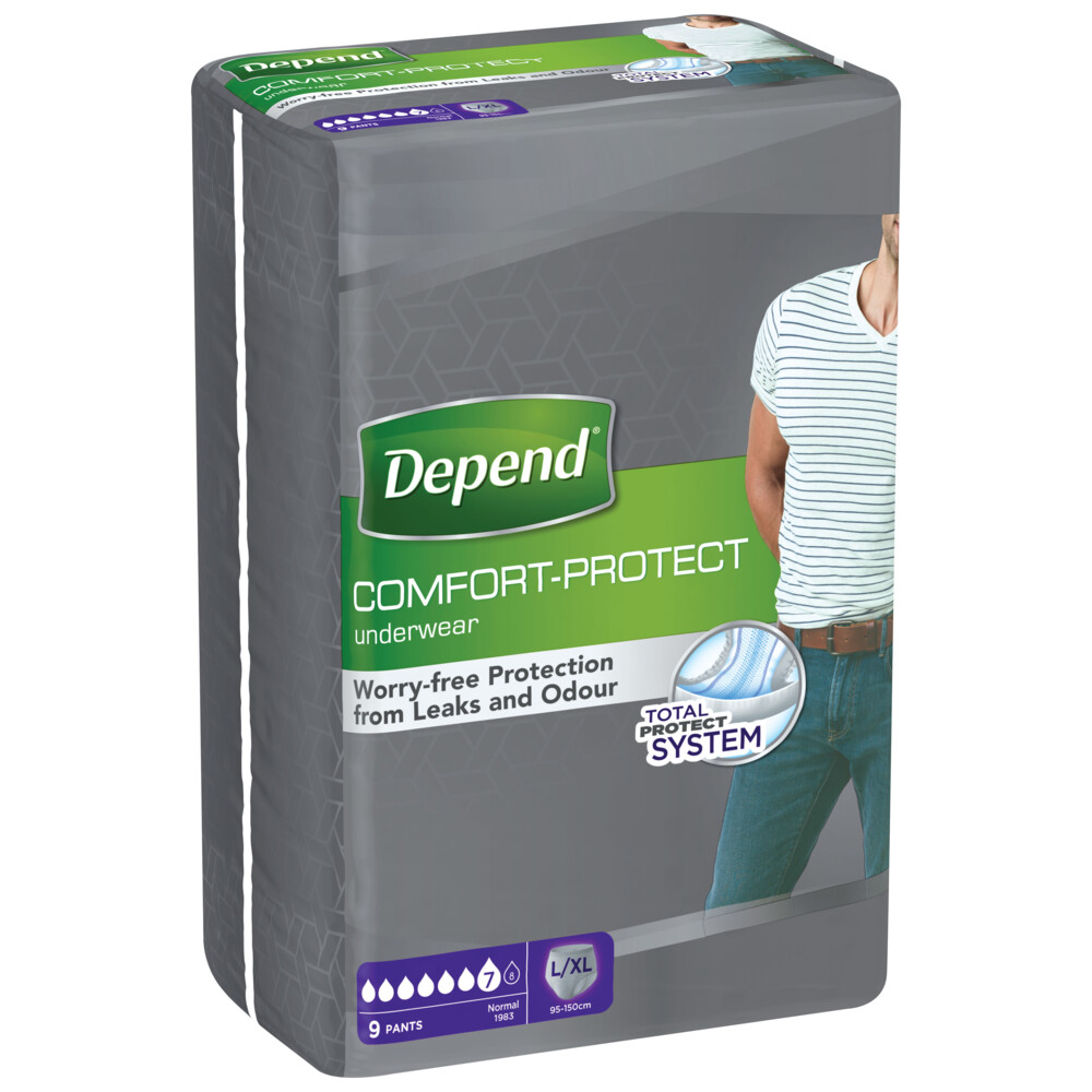 Depend Pants Man Normal L/XL 9 stuks