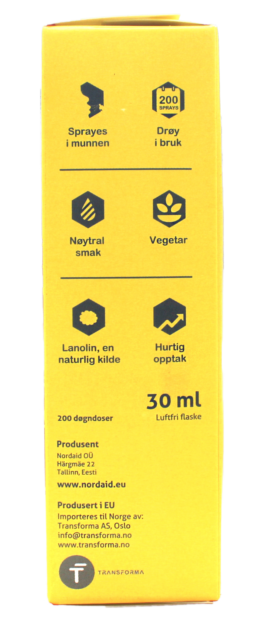 Nordaid D-spray 10 oral vitamin D 30 ml