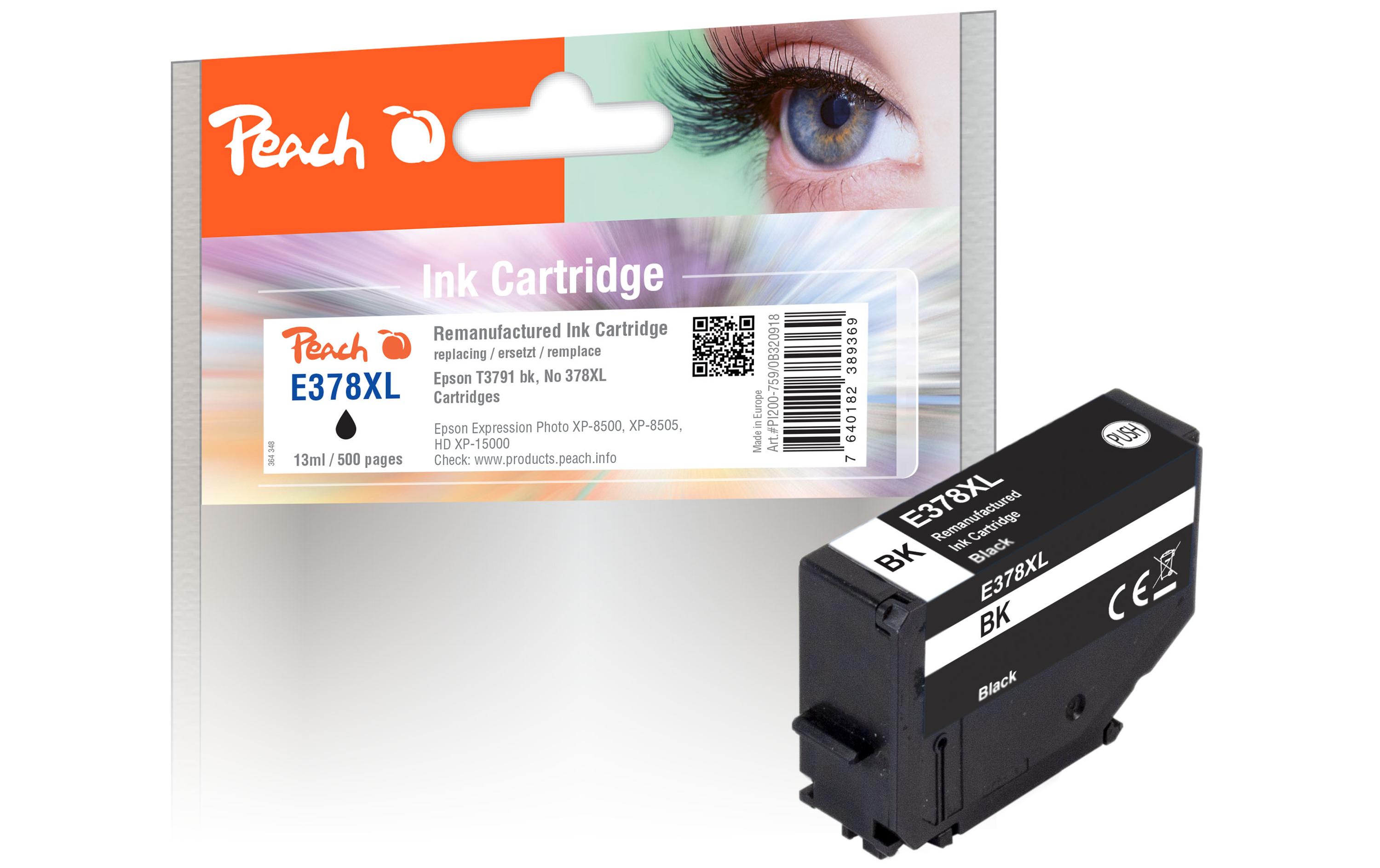 Tinte Epson T3791, No 378XL BlackTinte, Black