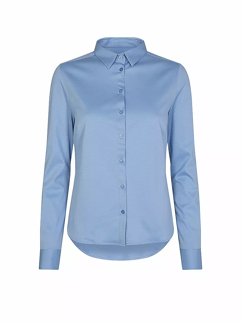 MOS MOSH Jerseybluse MMTINA blau