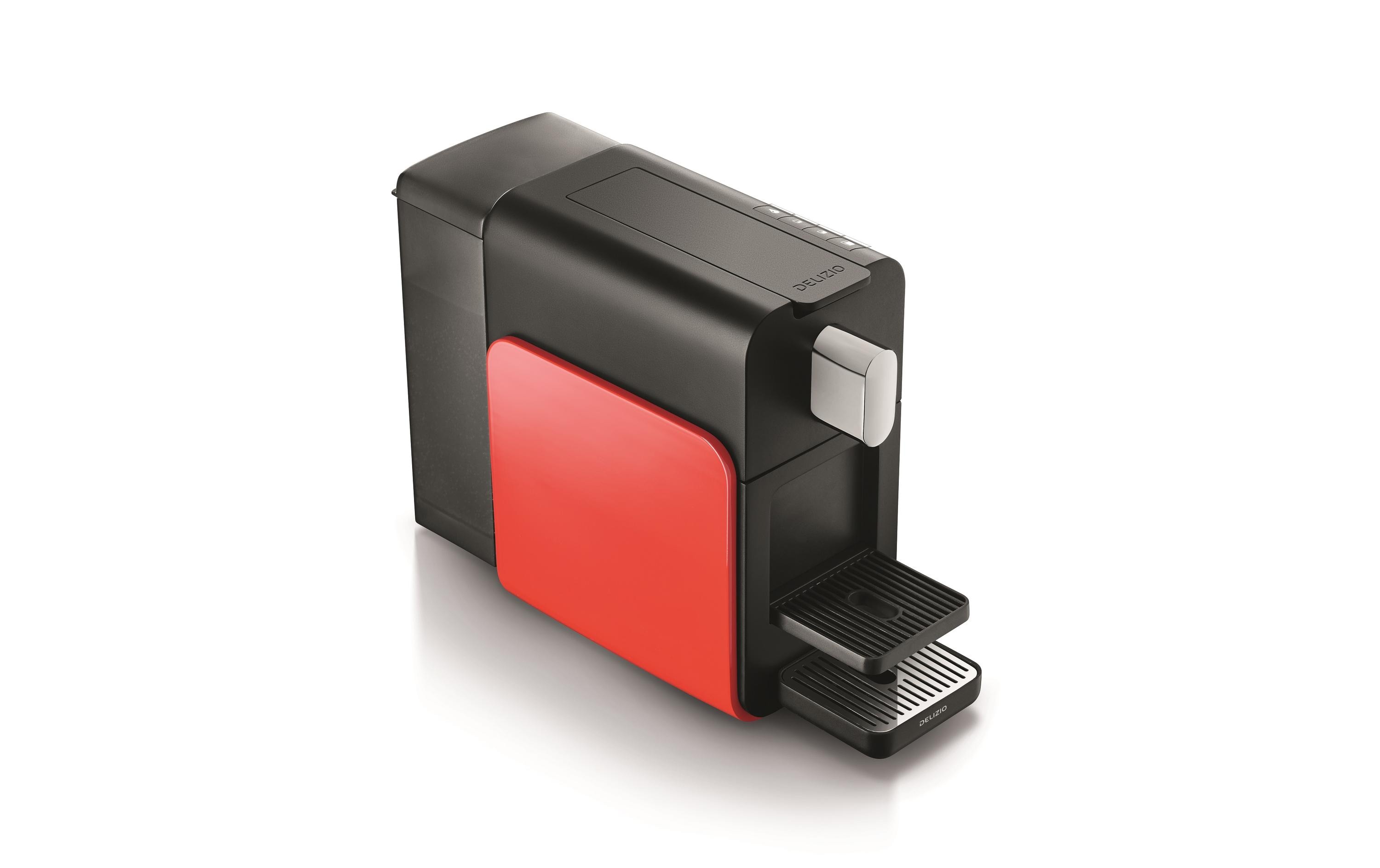 Kapselmaschine Brava Rot<br>Kaffeemaschine für die Verwendung mit Kapseln des Delizio-Systems