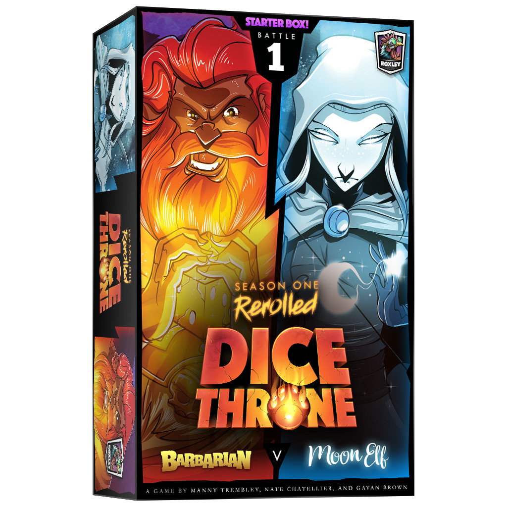 Dice Throne Season 1 Rerolled - Barbarian vs Moon Elf