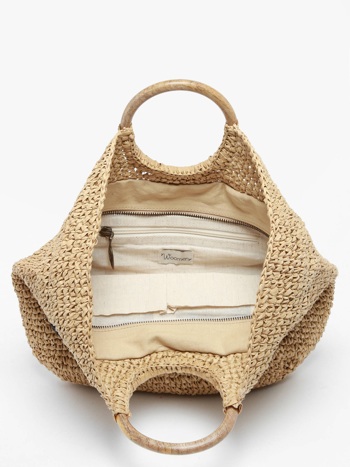 Sac port main Noyer WOOMEN