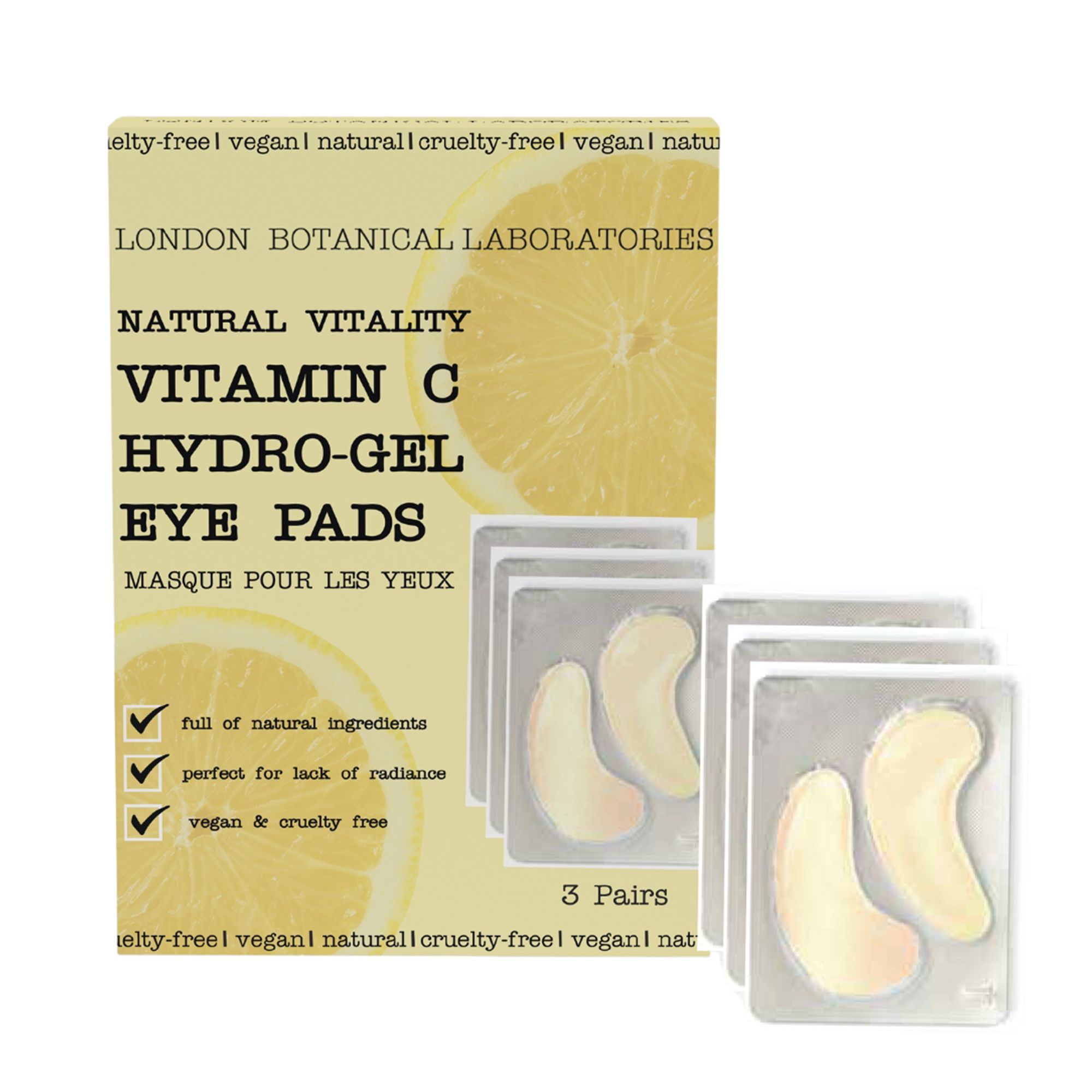 London botanical loboratories Vitamin C Hydro-Gel-Augenpads