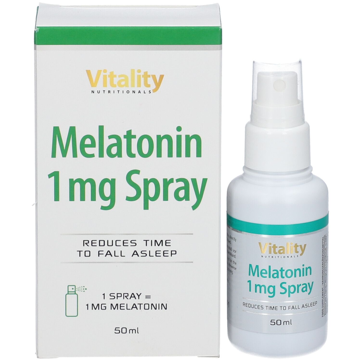 Vitality Melatonin 1 mg Spray