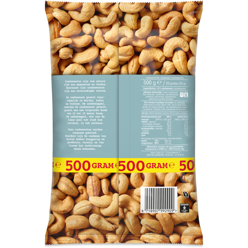 AH Cashewnoten ongezouten