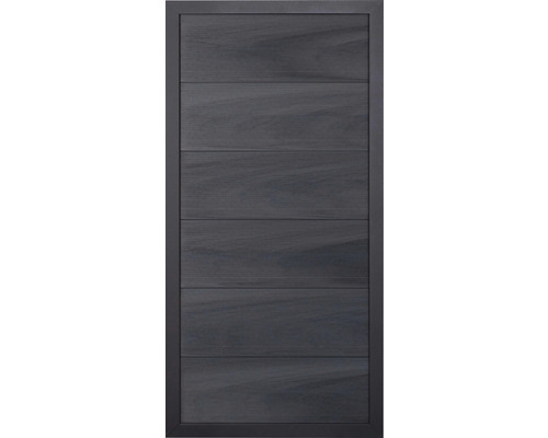 GroJa Novara deelelement, voorgemonteerd zonder palen, frame antraciet 90 x 180 cm steengrijs