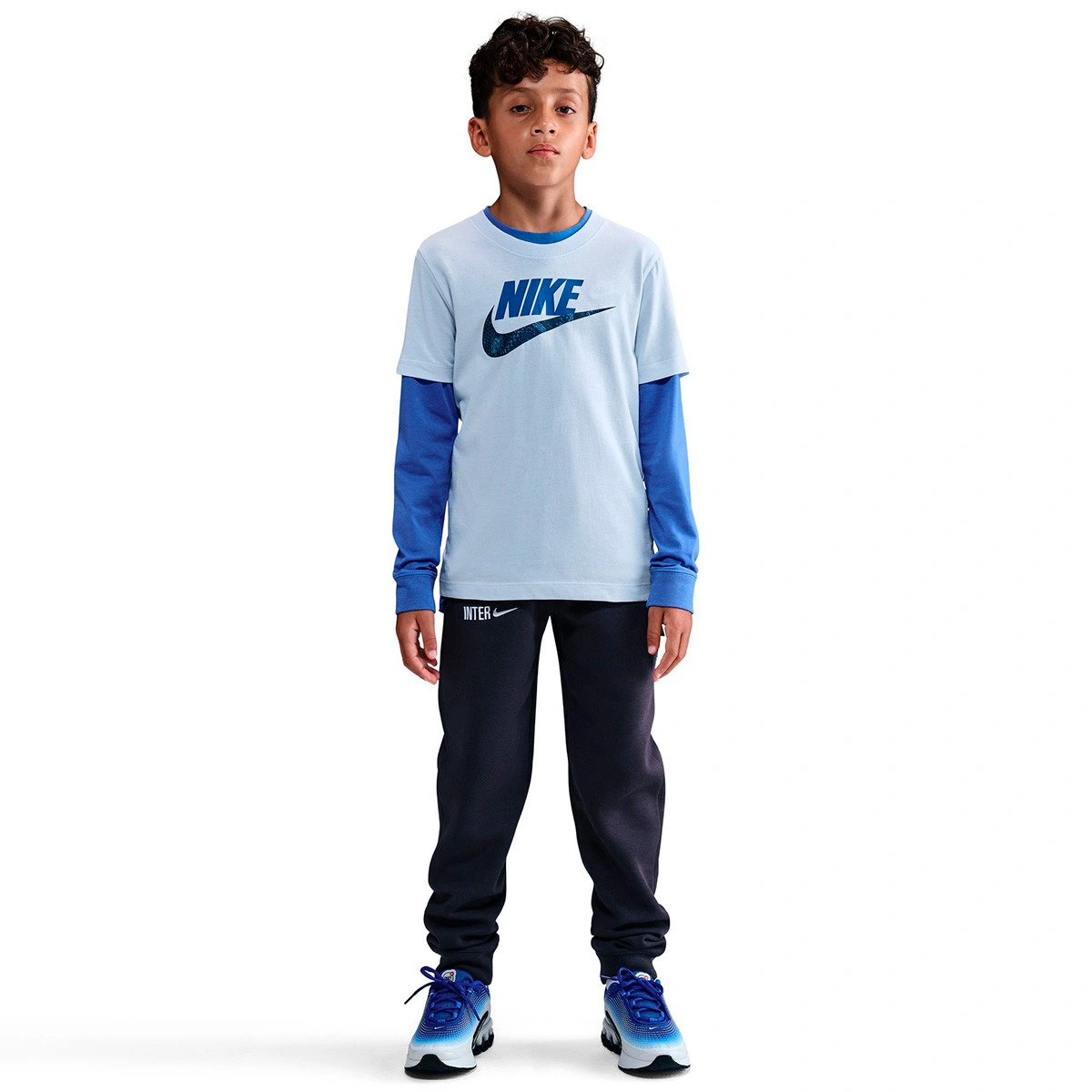 T-Shirt Nike Inter de Milão Fanswear 2025-2026 Criança