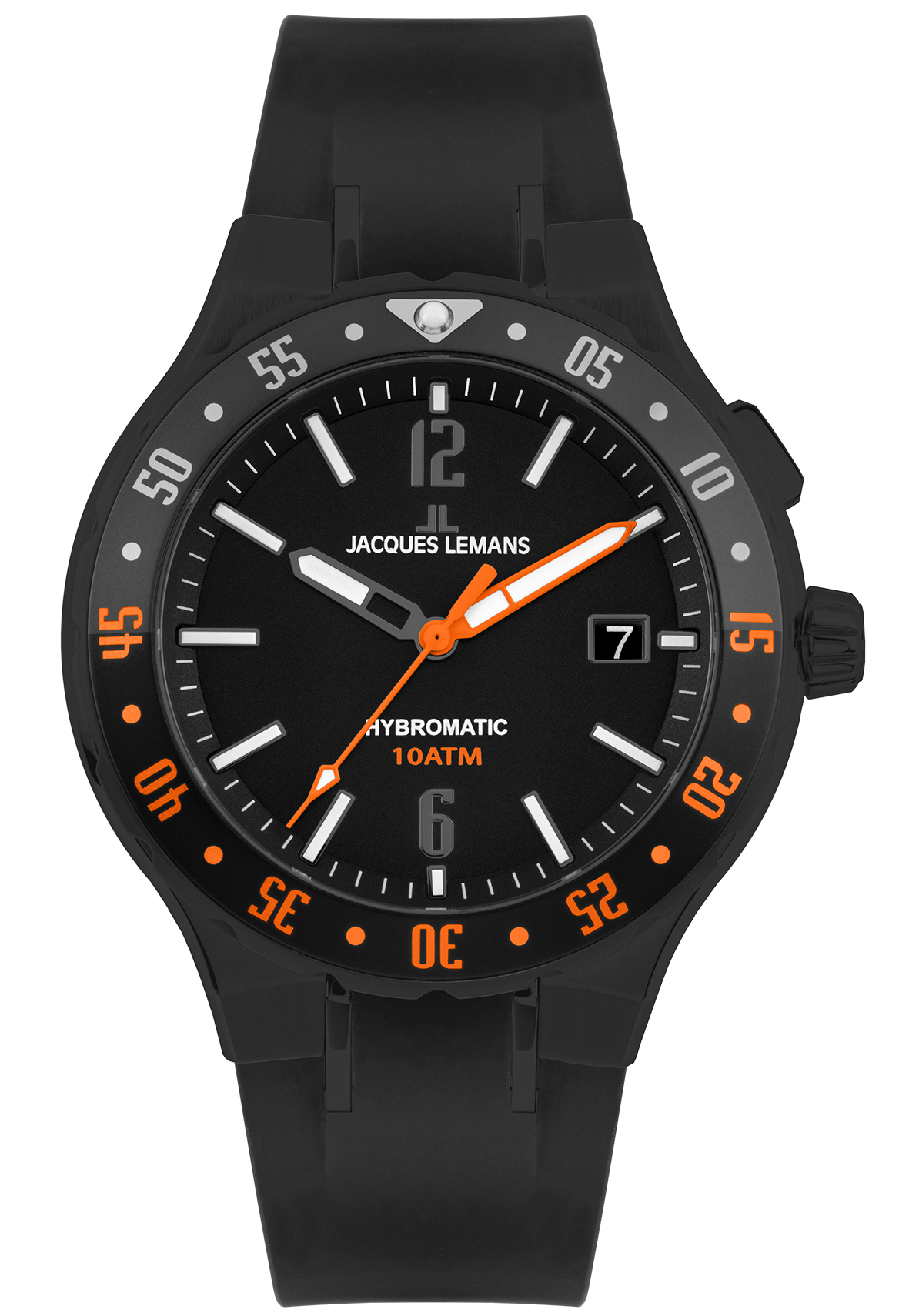 Jacques Lemans Unisex Hybromatic All Black 1-2109D