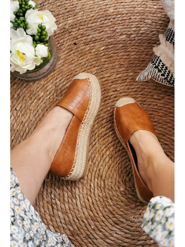 Espadrilles marron Ena