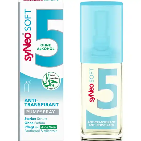 5 SOFT Anti-Transpirant Pumpspray