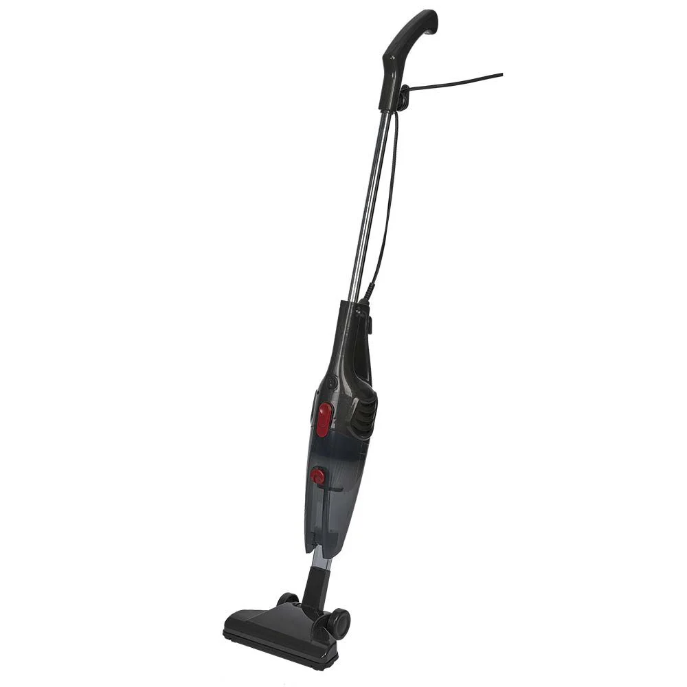 Aspirateur balai 2en1 Homday filaire noir et rouge
