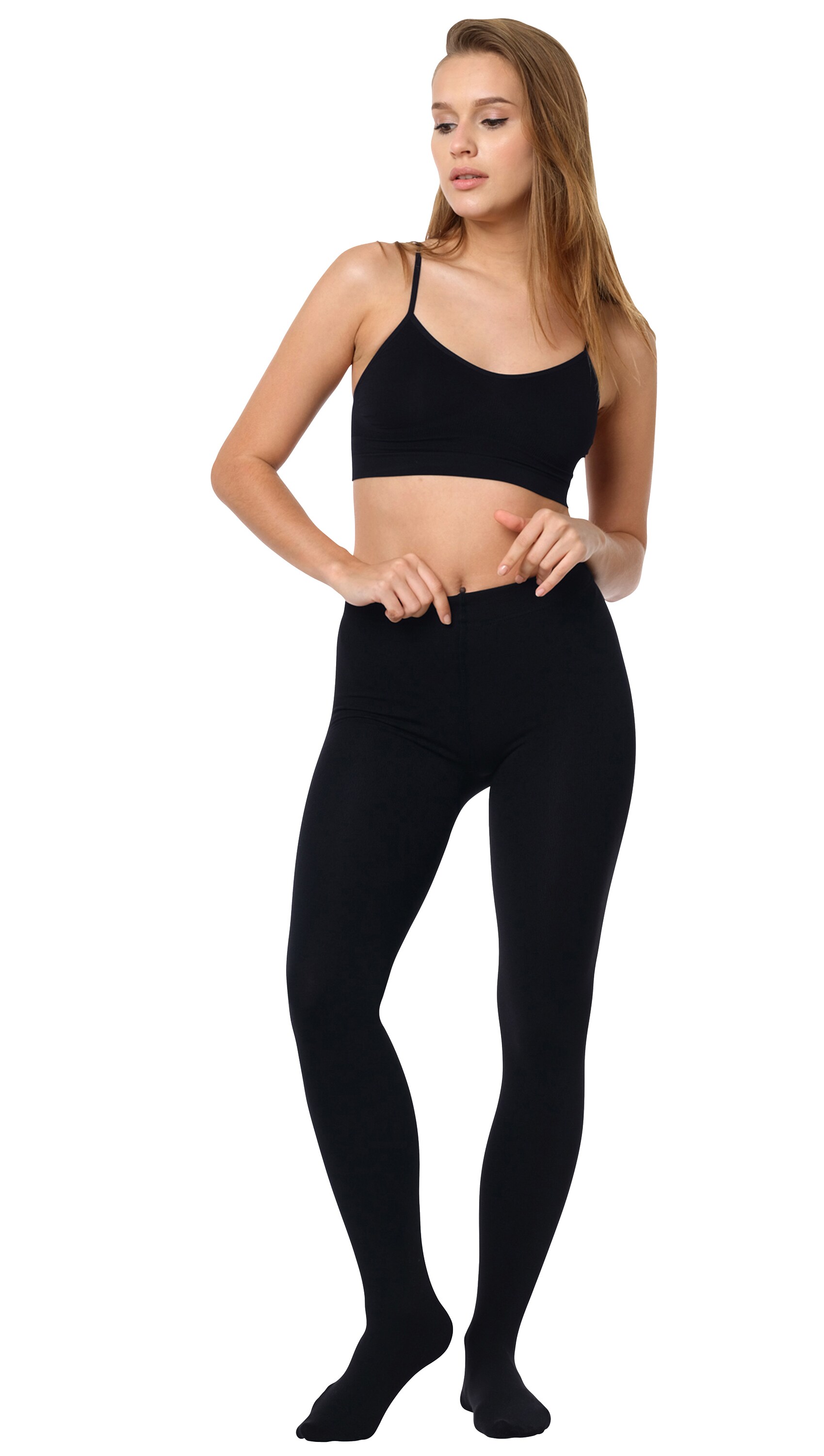 Yenita® THERMO Strumpfhosen 2er Pack, mit Innenfleece
