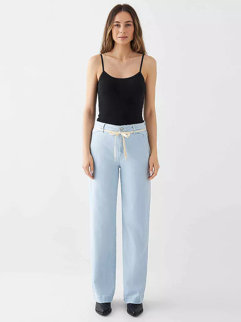 DAWN DENIM Jeans Wide FIt DEW hellblau