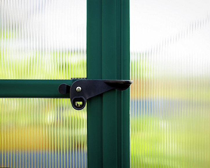 Serre de jardin double parois Vert 5,40 m2 en plastique et polycarbonate Mythos Canopia By Palram