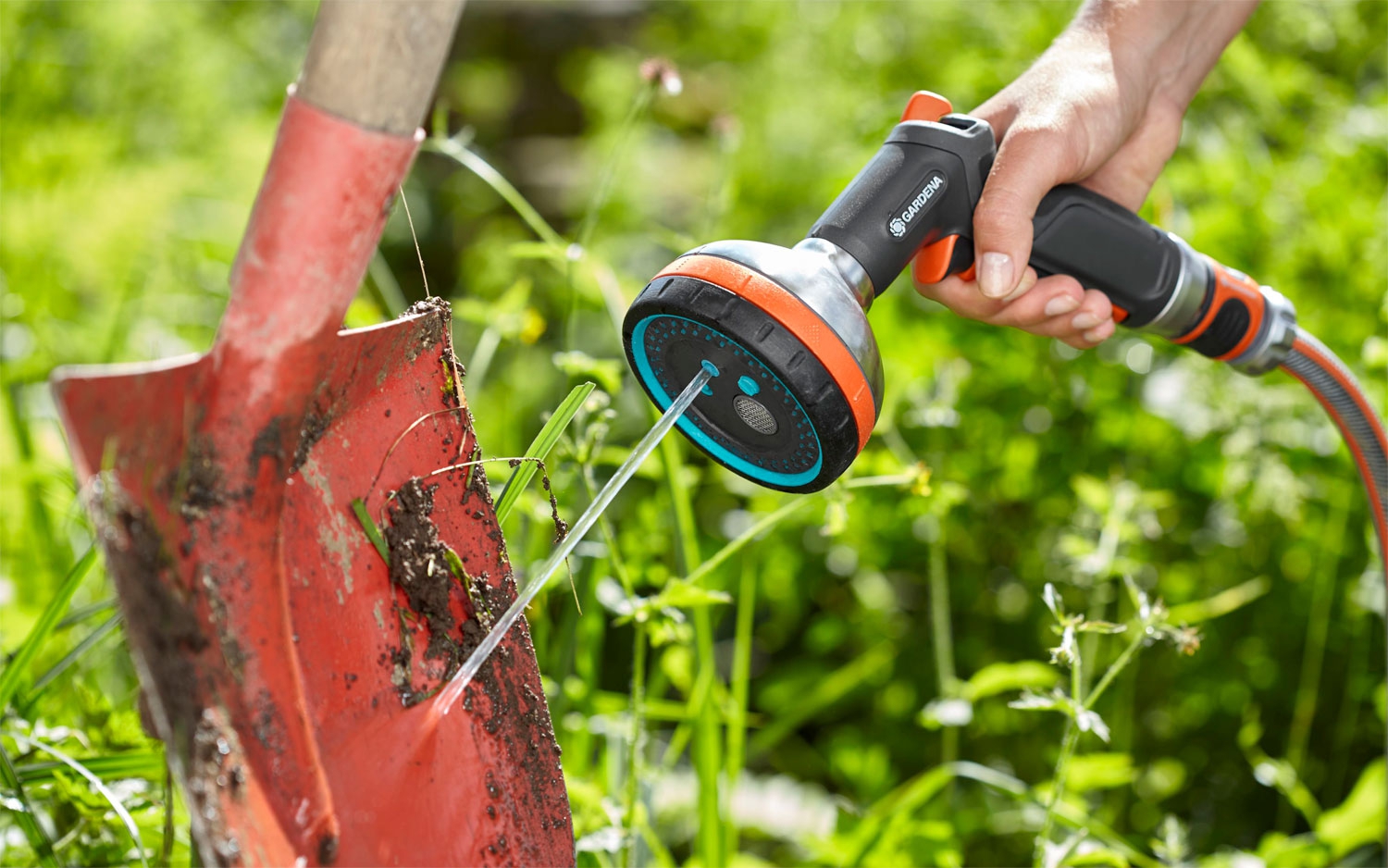 Gardena Premium Multibrause für Gartenschläuche / Schlauchtrommeln