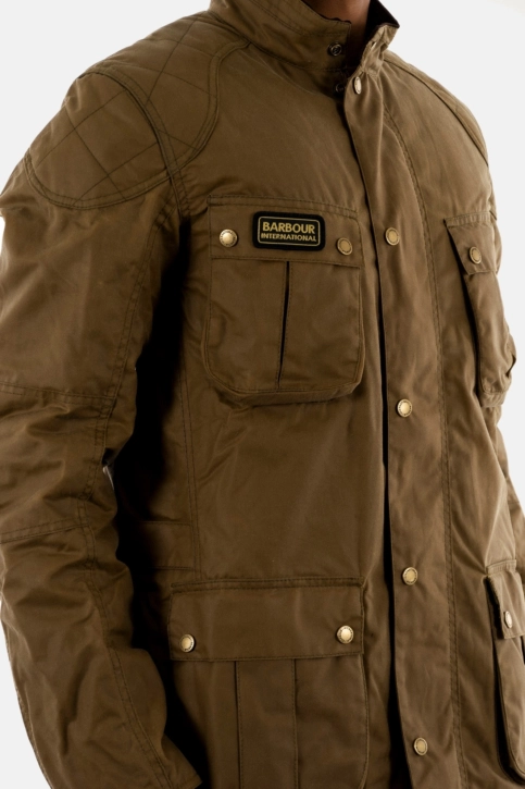 blousons et vestes barbour intl winter lockseam wax sn32 sand