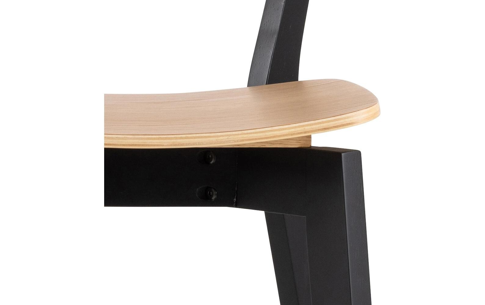 Barhocker Roxby, 2 Stück, 45 x 105 cm, Braun<br>Ausdrucksstarke Barstühle mit kontrastreicher Optik