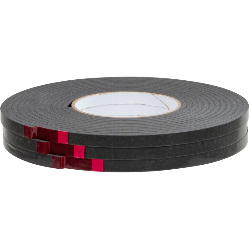 Kowo PE beglazingsband 9x4mm - 3x5m Zwart