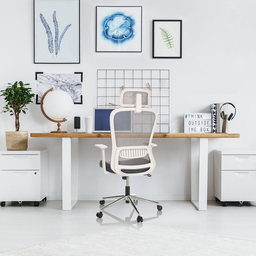 Home Office Bürostuhl BELAIA W Stoff mit Armlehnen hjh OFFICE