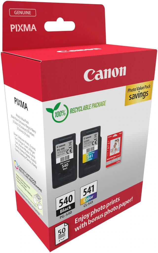 Canon Tintenpatrone »PG-540/CL-541 Photo Value Pack«