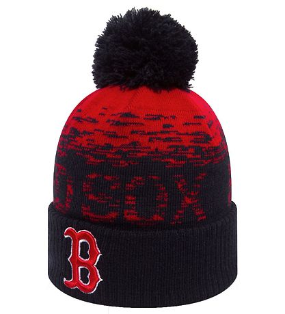 New Era Hue - Strik - Boston Rød Sox - Navy/R?d
