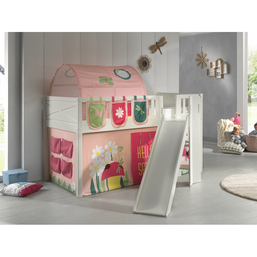 VIPACK Spielbett SCOTT 90 x 200 cm Spring weiß