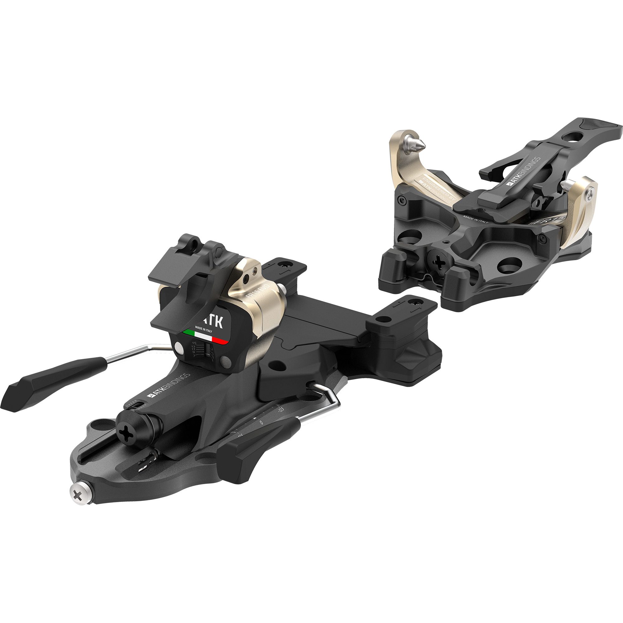 ATK Freeraider 15 EVO Tourenbindung black sand 97mm Stopper