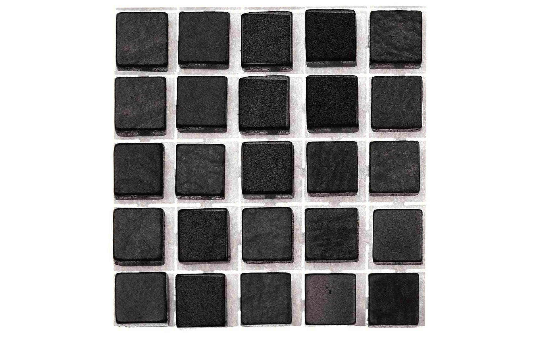 Selbstklebendes Mosaik Poly-Mosaic 5 mm SchwarzSelbstklebendes Kunststoff-Mosaik, schwarz