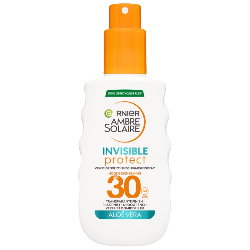 Ambre Solaire Zonnespray Invisible Protect Aloe Vera Spf30 (150 ml)