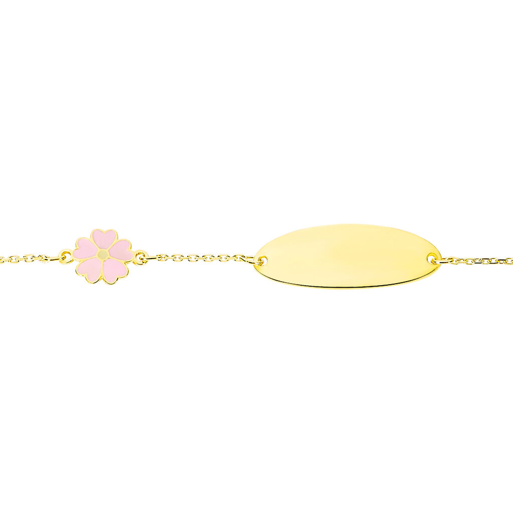 Bracelet Identité Gaspardine Maille Forçat Or Jaune