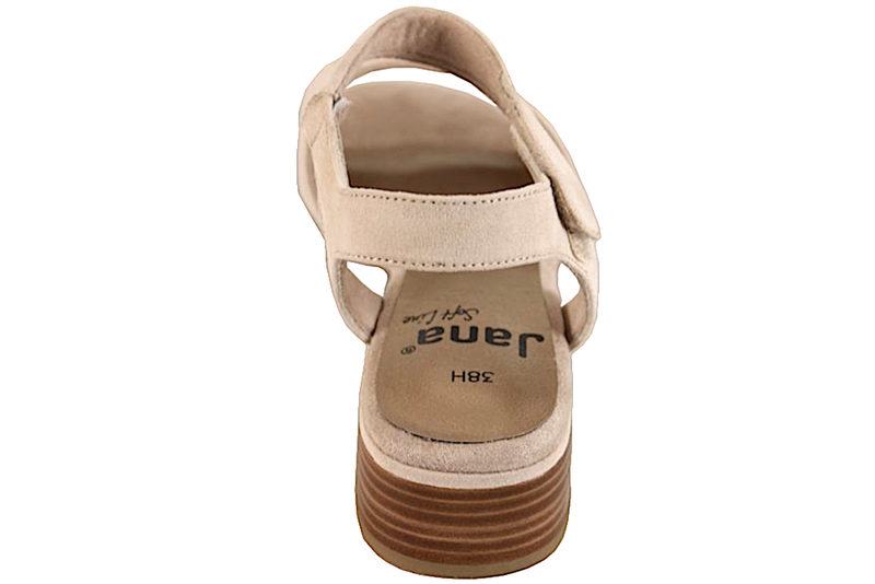 JANA SANDAL I BEIGE GENBRUGSMATERIALER