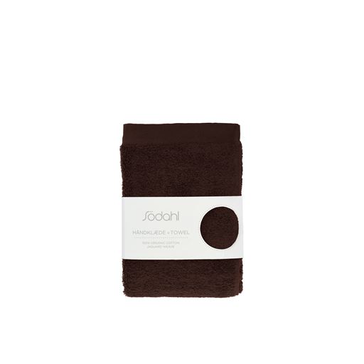 Södahl Comfort Organic Håndklæde, Coffee Brown, 50x100 cm