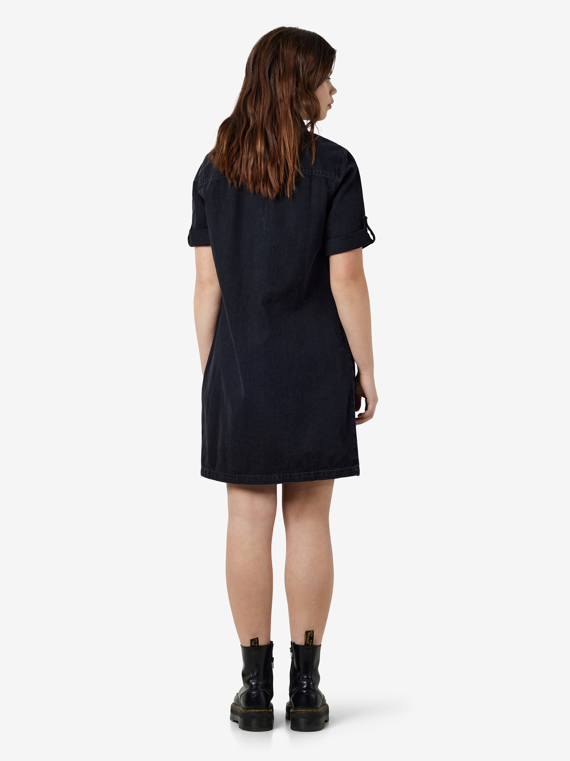 Noisy may Jeanskleid »NMNEW SIGNE S/S DENIM DRESS WG001BL NOOS« Brusttaschen