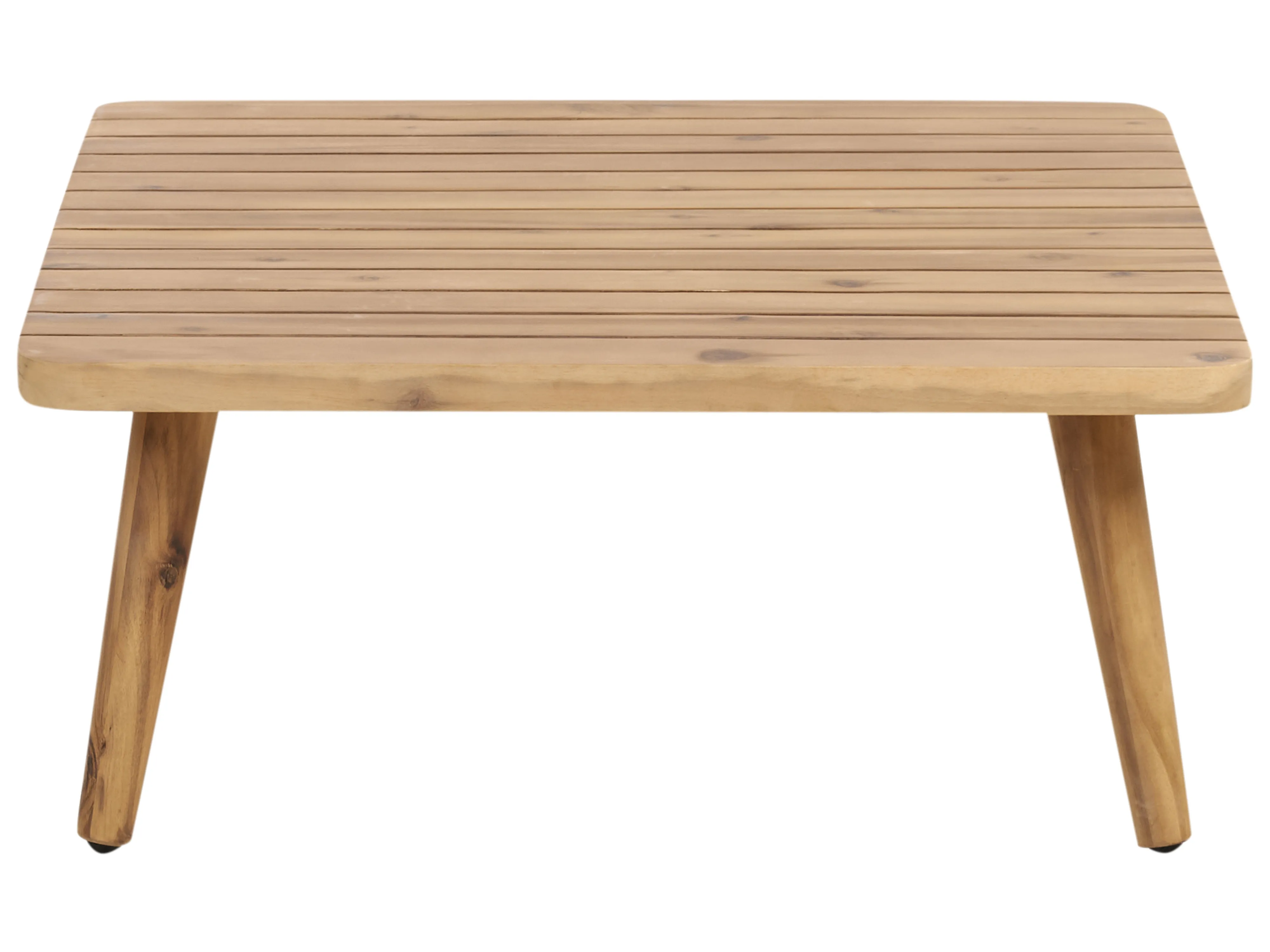 Loungeset met tafel 4-zits ACCADIA Gecertificeerd acaciahout Lichtbeige