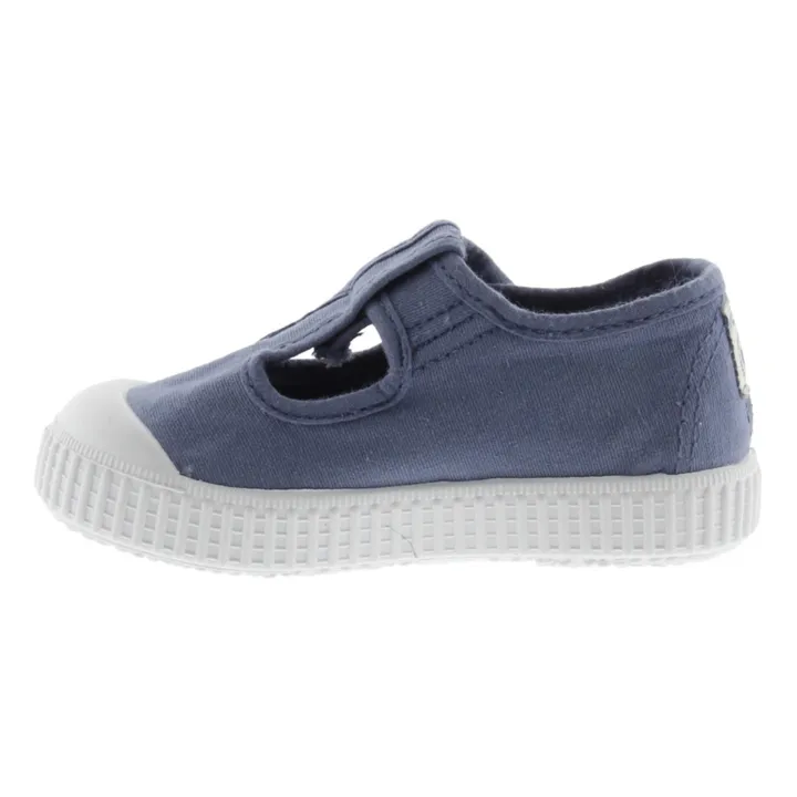 Victoria Baskets Scratchs Sandalia Tira Lona | Bleu