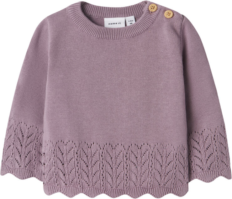 Name It NBFTIMIE LS KNIT Lilla