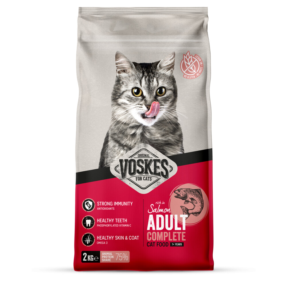 Voskes Kattenbrokken Adult Zalm2 kg