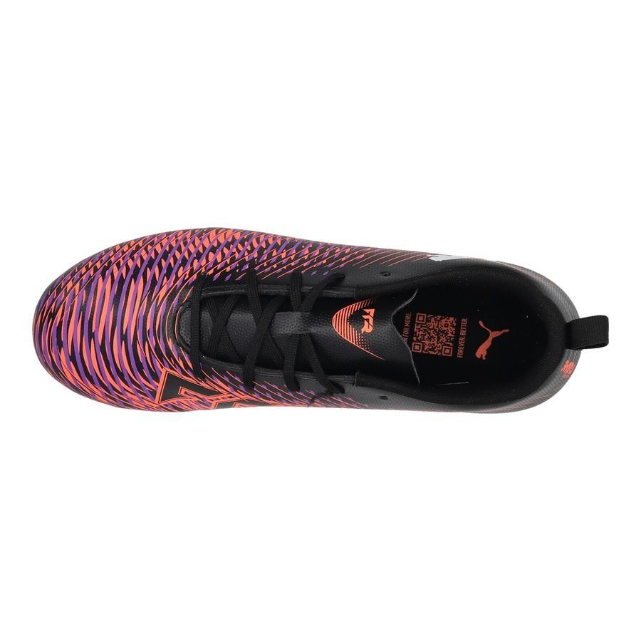 PUMA Future 8 Play MG Unlimited - Noir/Blanc/Glowing Red Enfant