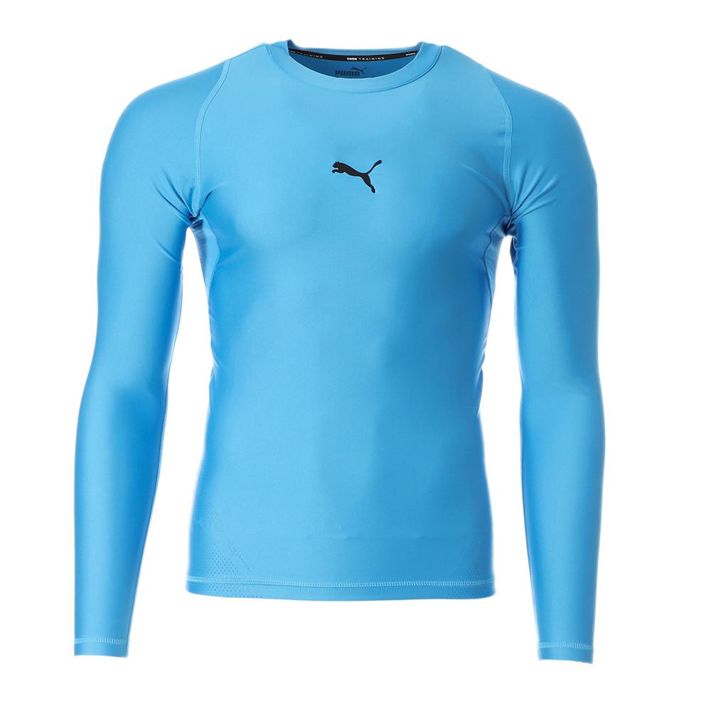 Puma T-shirt Manches Longues Bleu Homme Puma Train Compres