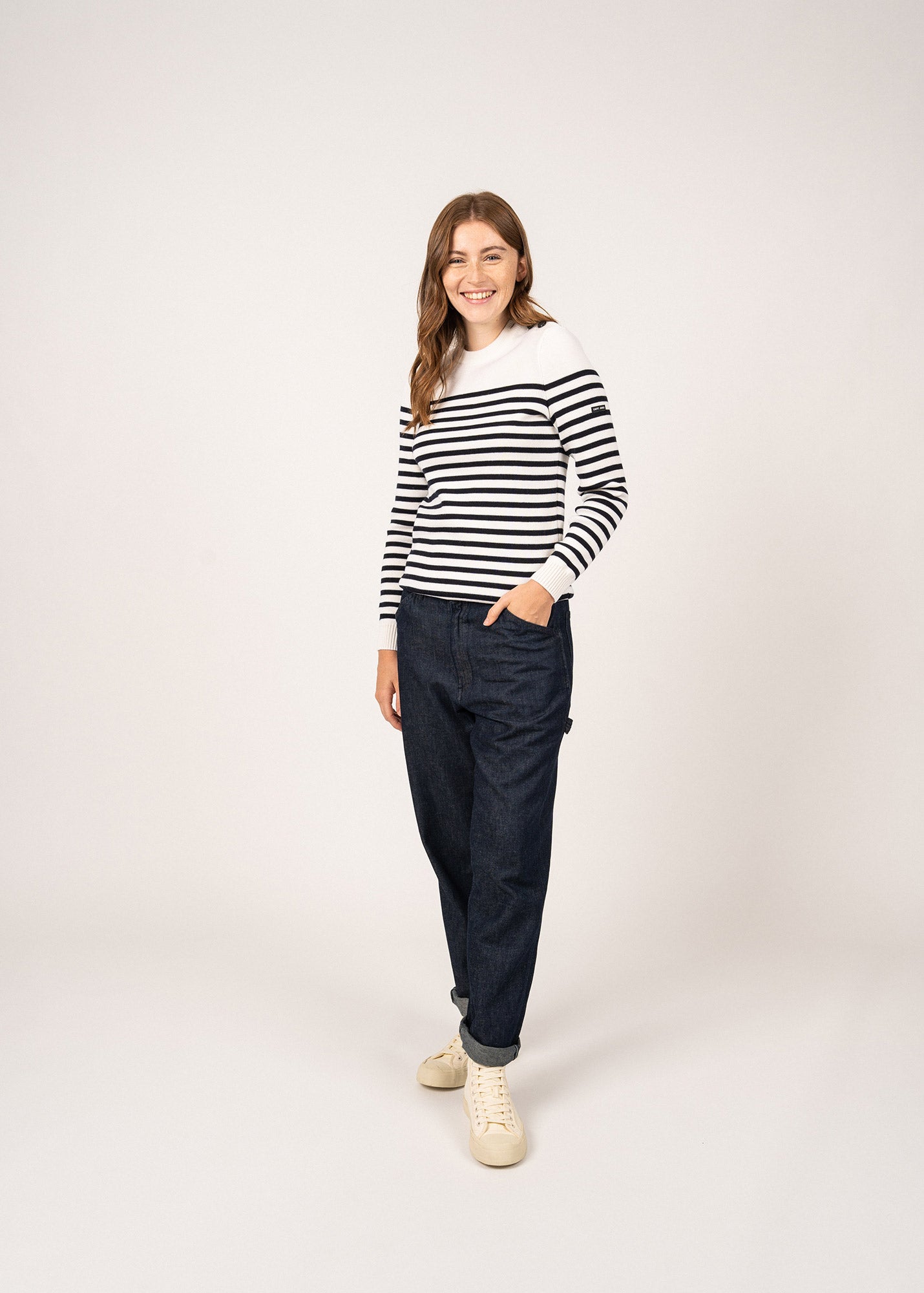 Pull marin rayé Rochefort
