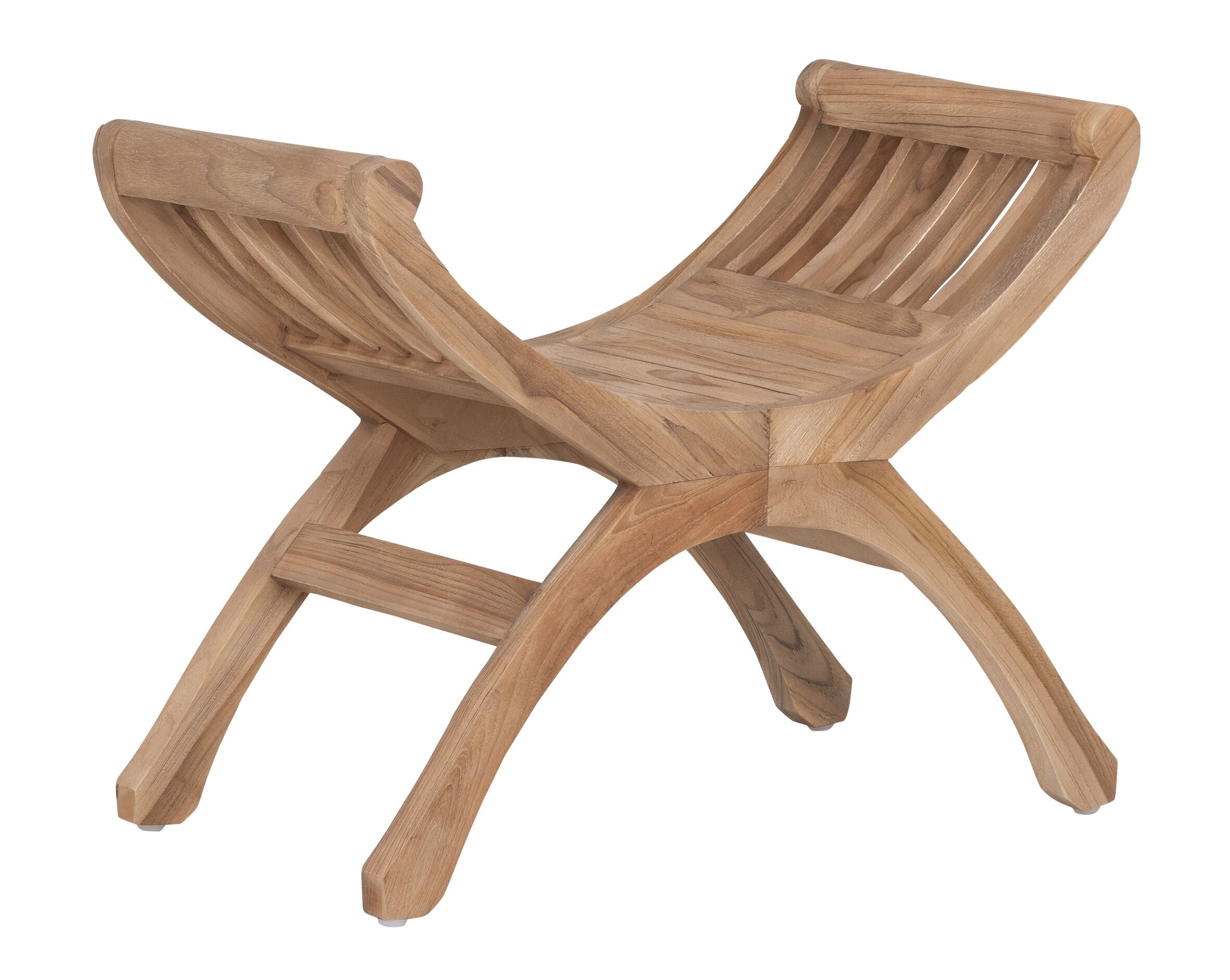 MUST Living Stool Cleopatra small,53x53x30 cm, rustic teakwood