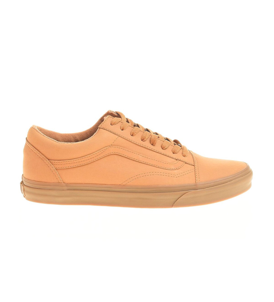 Tênis Vans Ua Old Skool de couro marrom