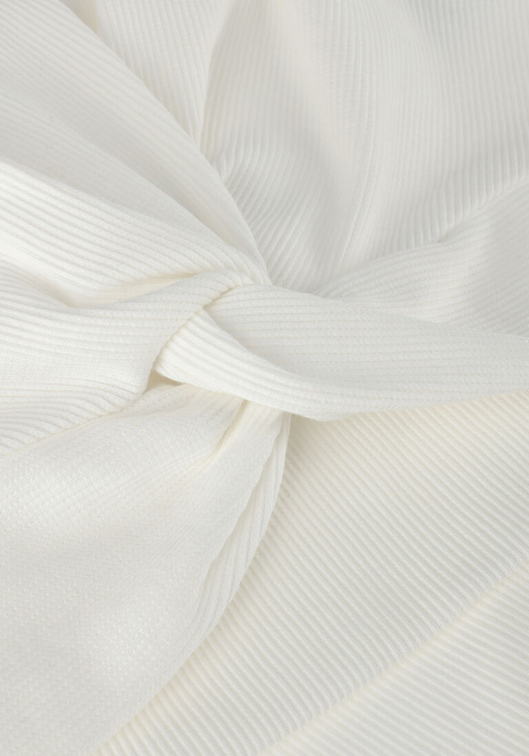 NIK & NIK witte nik & nik t-shirt knot rib t-shirt