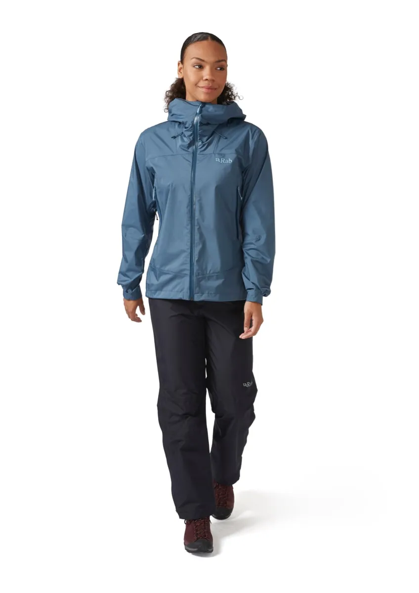 Rab Women's Downpour Plus 2.0 Jacket Orion Blue