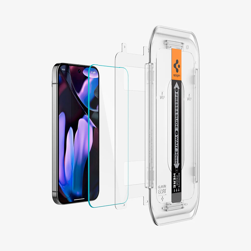(2er Set) Google Pixel 9 / Pixel 9 Pro Glas Tr EZ Fit Panzer Glas Case Friendly   Montagerahmen (AGL08442)