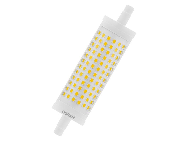 OSRAM Lampe Star Line 118, 17.5W, R7 s Warmweiss LED-Lampe mit R7 s-Retrofit-Sockel