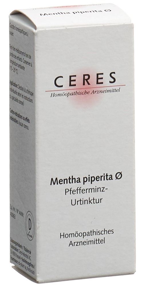 CERES Mentha piperita Urtinkt Fl 20 ml