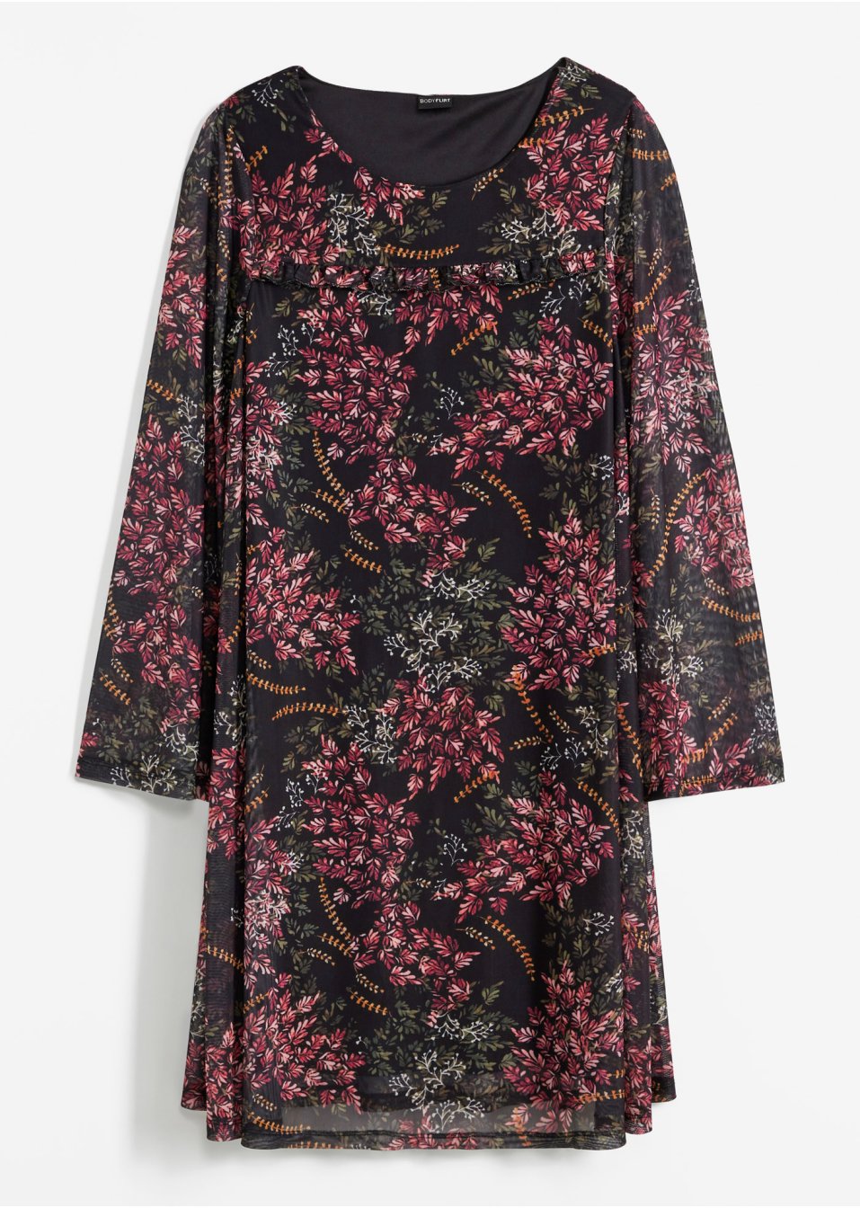 Robe en mesh à ruchés